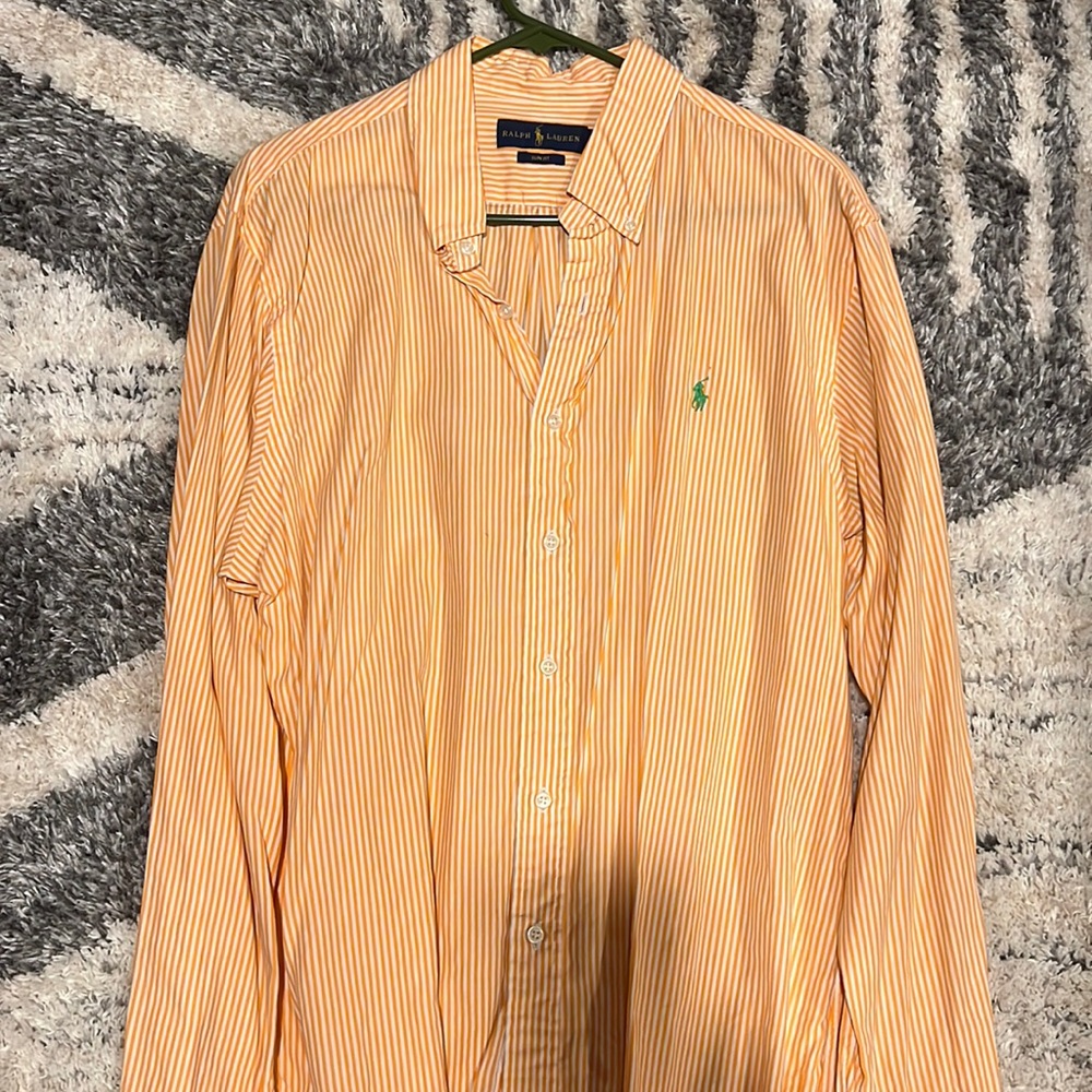 Orange Dress Polo. Polo Ralph Lauren.
